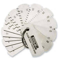 Gear Tooth Gage, 6 - 80 Pitch, 14 Leaves X4524