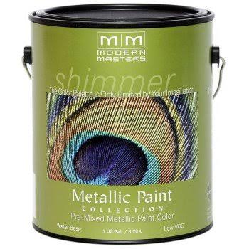 Metallic Paint, Olympic Gold/Satin, Gallon I65400