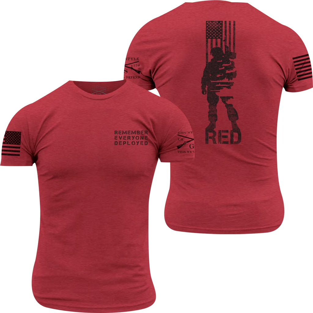 Red All Forces T-Shirt A299369