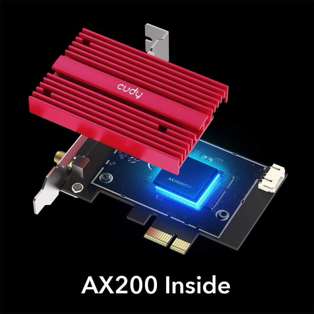 AX3000 WiFi 6 PCIe Card, Bluetooth 5.0 PCIe Adapter, Pack of 2 W542