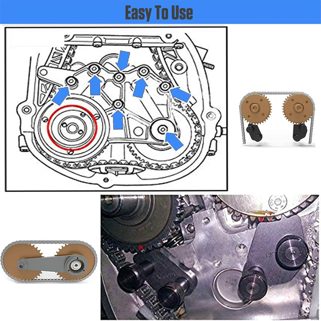 Engine Timing Tool Kit for Audi/VW/VAG EA888 Crankshaft Alignment Camshaft Locking Tool Kit Pack of 2 P703213