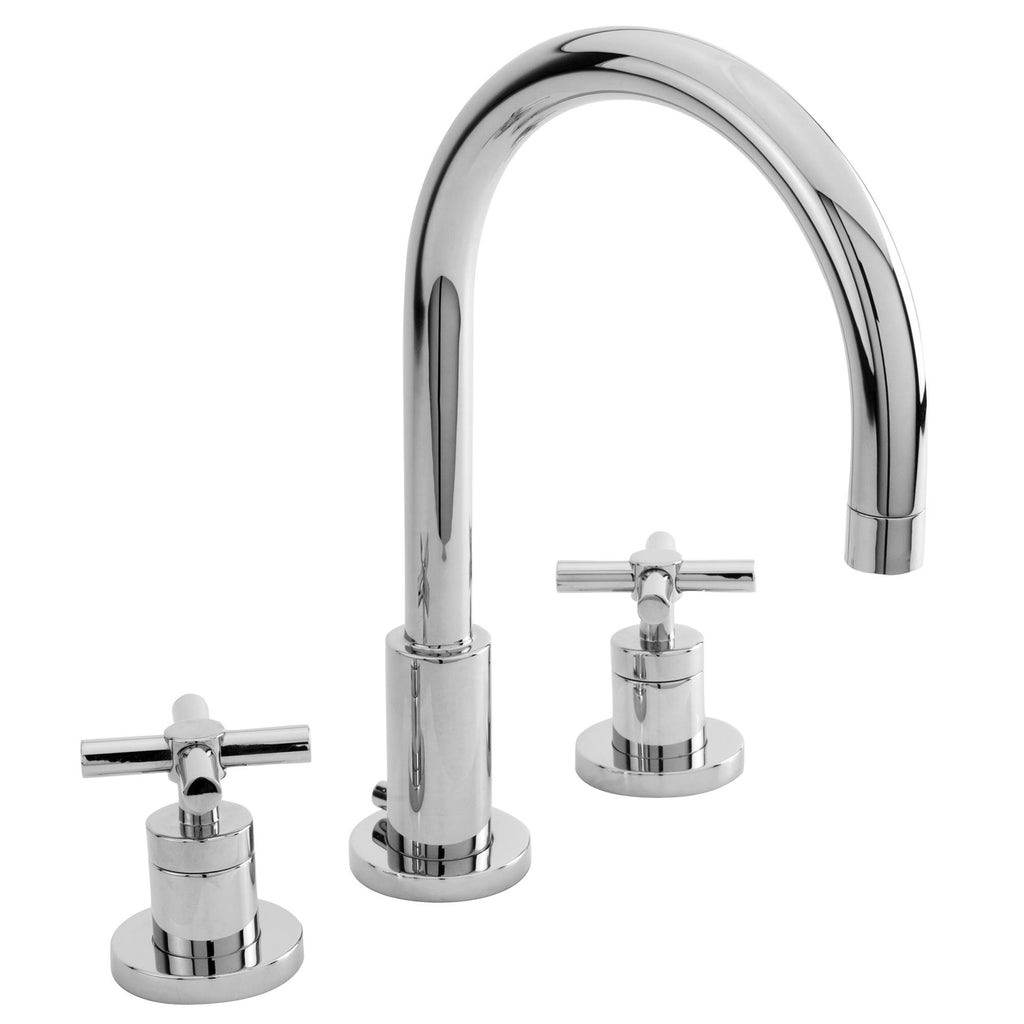 White Widespread Lavatory Faucet A442