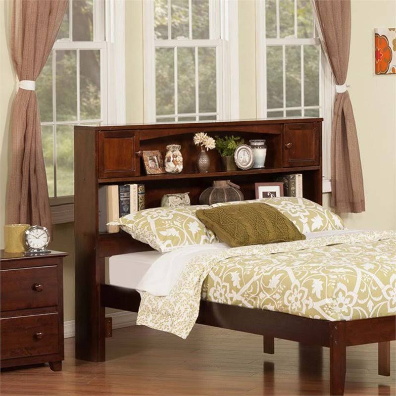 Walnut Bookcase Headboard T6238
