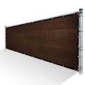 Brown Privacy Fence Screen Mesh Cover with Reinforced Grommets K153327