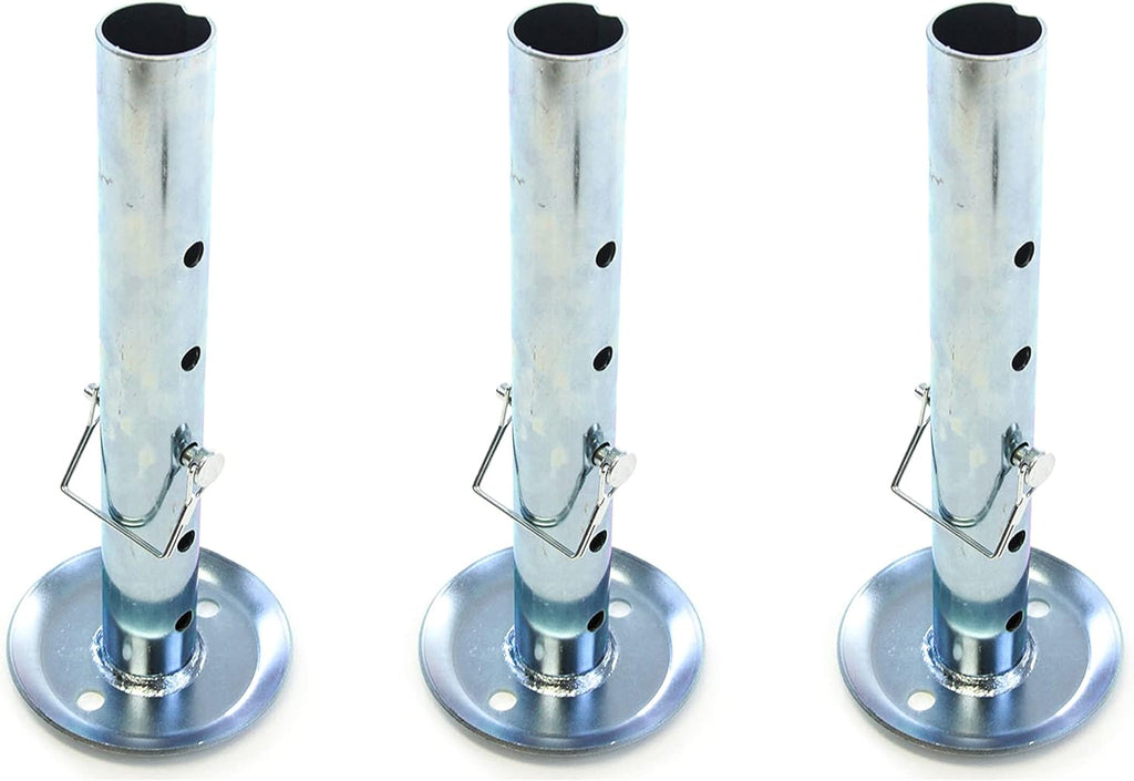 Jack Stand Drop Legs for 2 Inch Inner Diameter Jacks Foot Pad Insert Pack of 2 D455