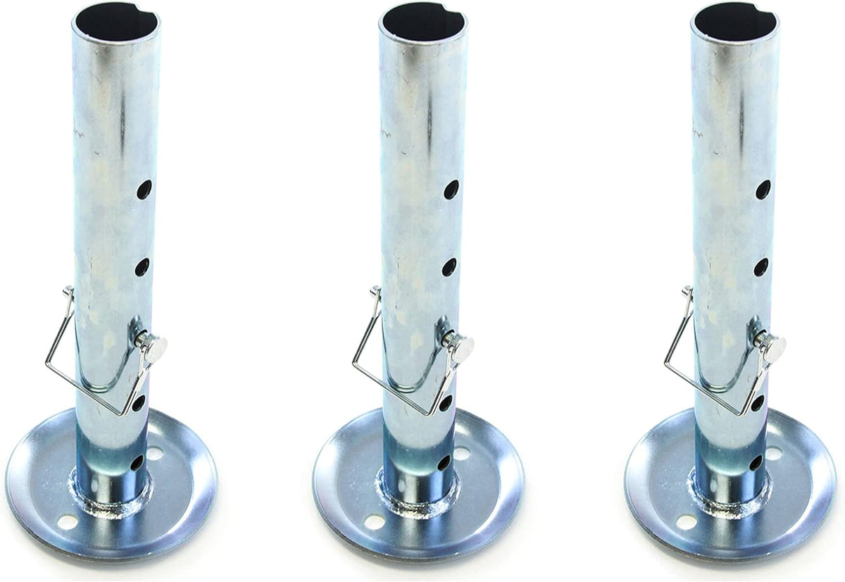 Jack Stand Drop Legs for 2 Inch Inner Diameter Jacks Foot Pad Insert Pack of 2 D455