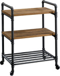 Multi-Purpose Cart, Checked Oak Finish L2639