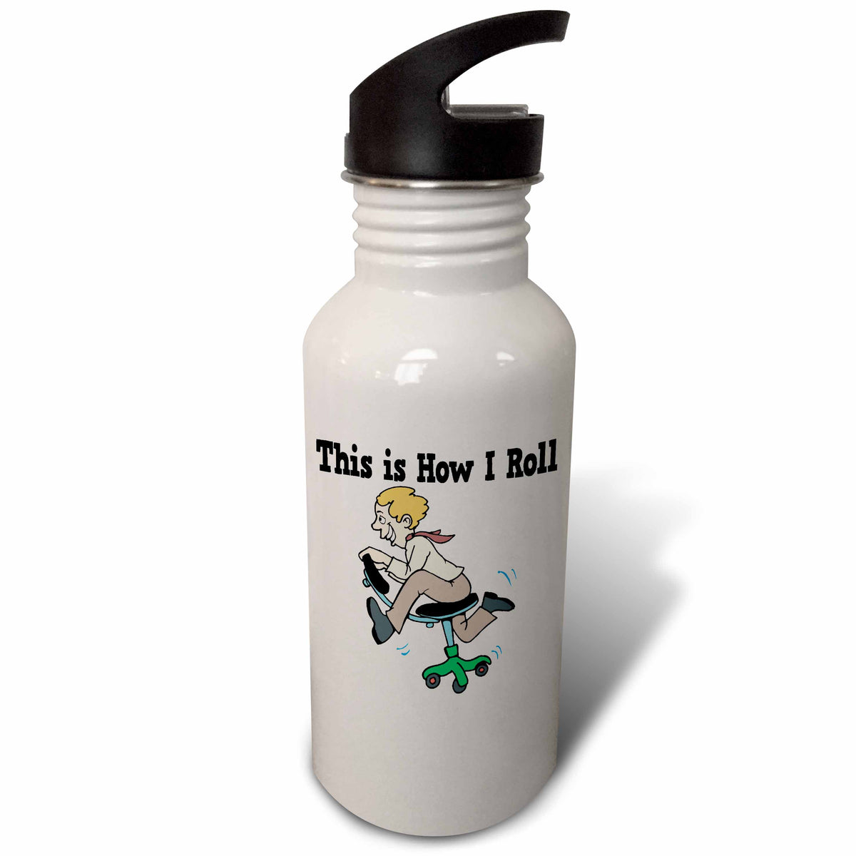 Funny Office Chair Sports Water Bottle S17966