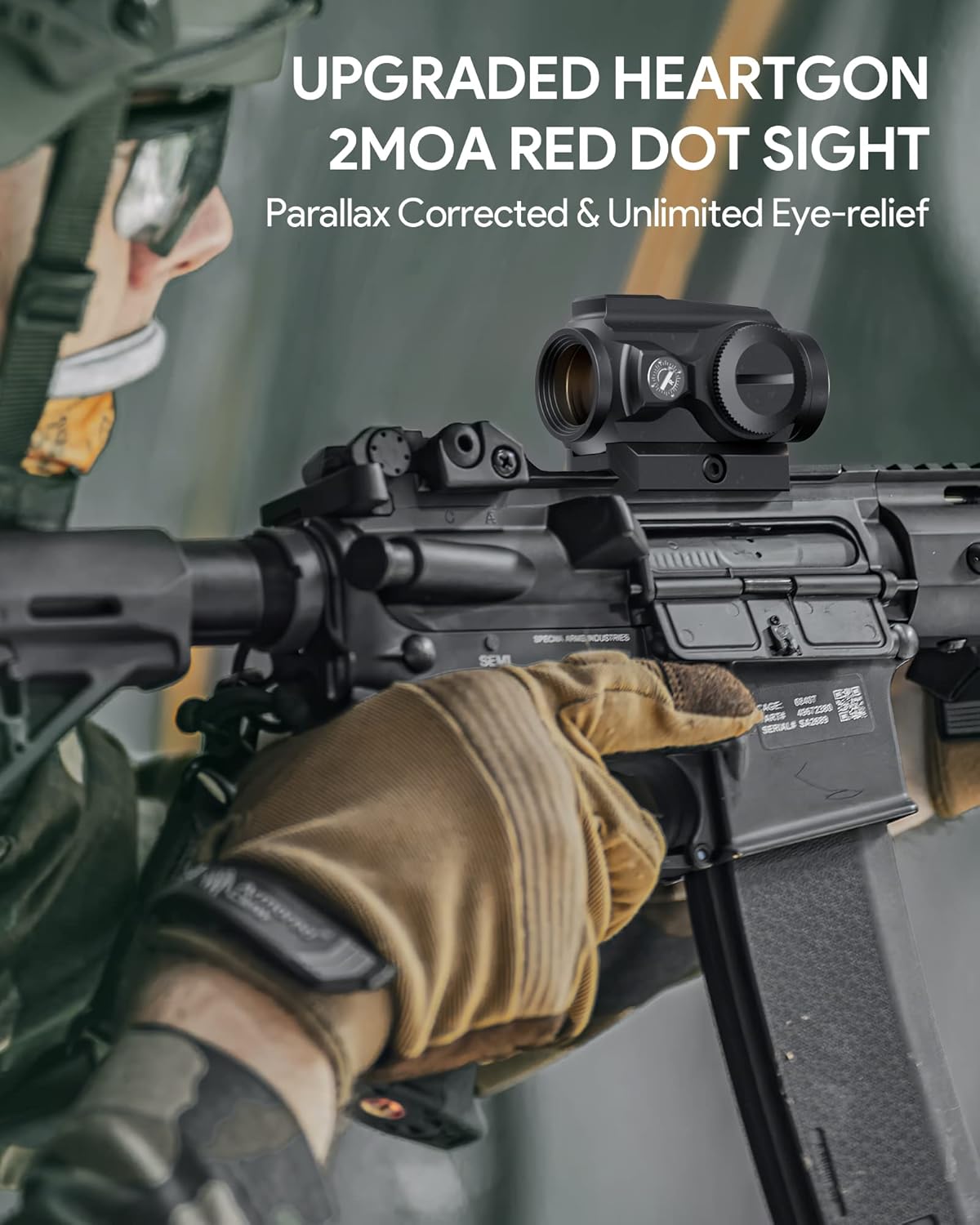 Red Dot Sight 1x21mm 2 MOA with Riser Pack of 2 N23226