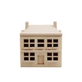 1/12 Dollhouse Villa House Handcraft Unpainted Miniature T318280