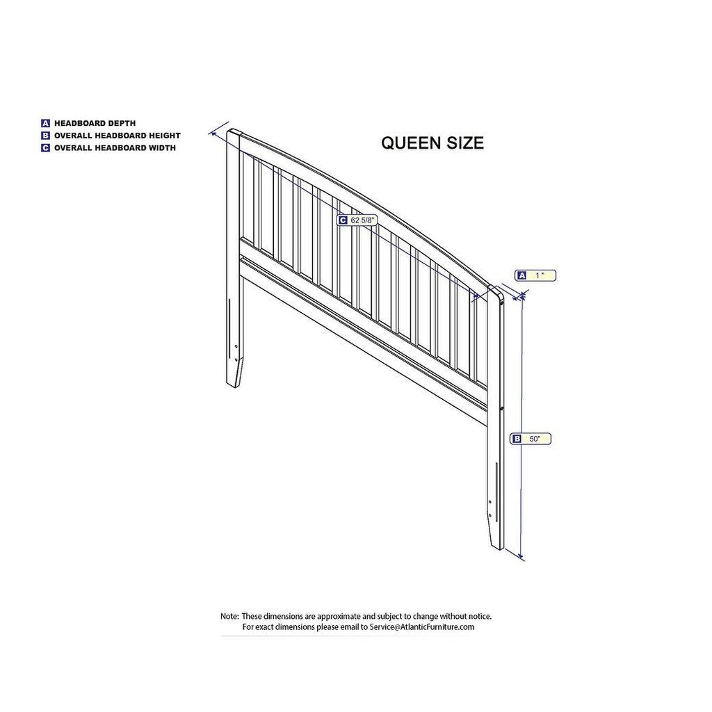 Grey Full Headboard E54252