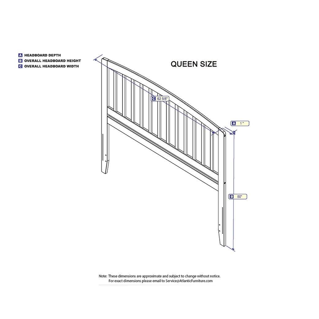 Grey Full Headboard E54252
