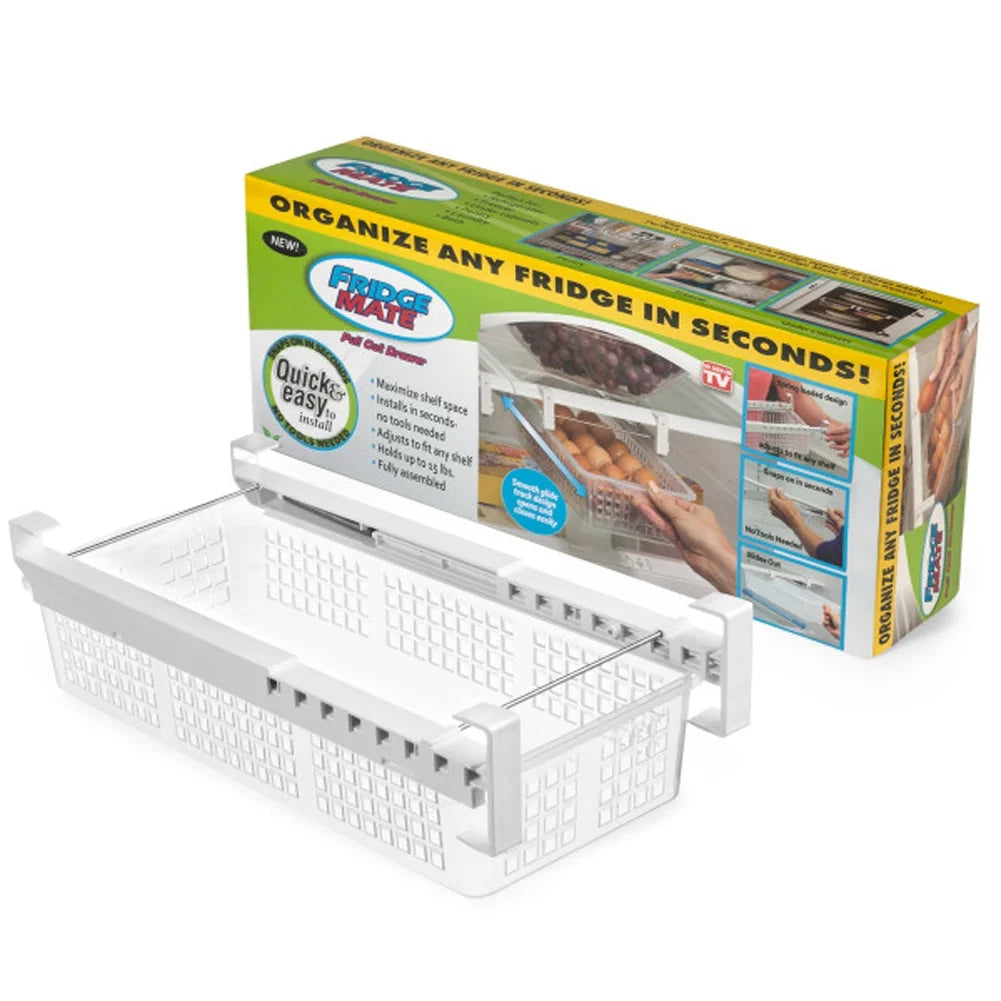 Refrigerator Pull Out Bin Food Storage Organizer Containers H324