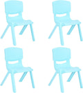 10 Pack Yellow Stackable Plastic Kids Learning Chairs H77502