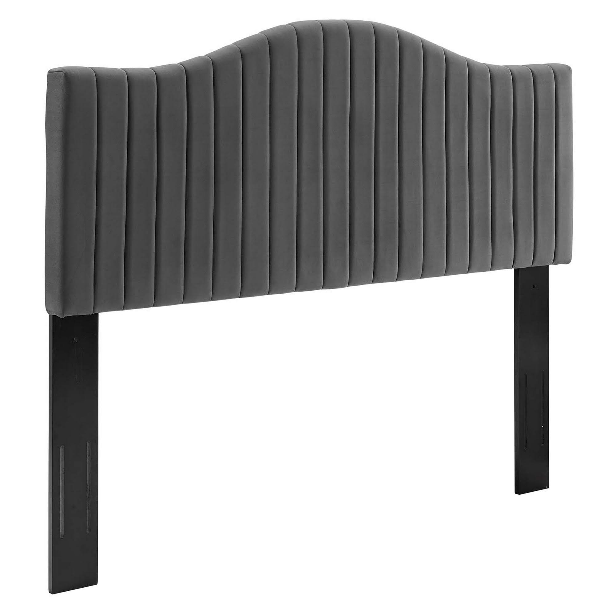 Charcoal Performance Velvet King/California King Headboard M129121