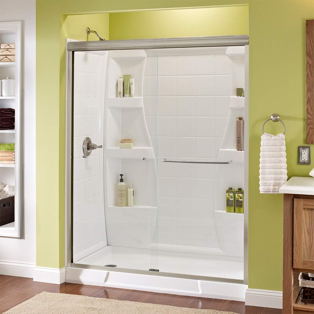 Semi-Frameless Sliding Shower Door 60in.x70in S51455