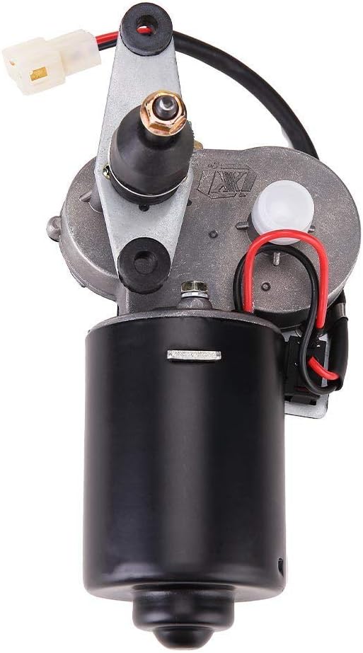 12V 30W Electric UTV Universal Windshield Wiper Motor with 90 Degree Wiper Action ON/Off Switch Pack of 2 C348