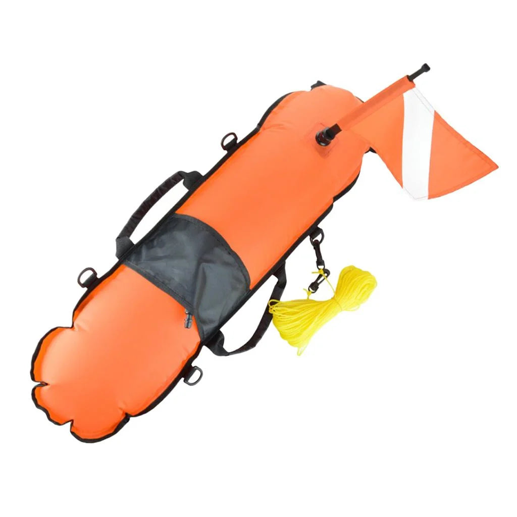 Inflatable Signal Float Marker Buoy with Dive Tow Line B508
