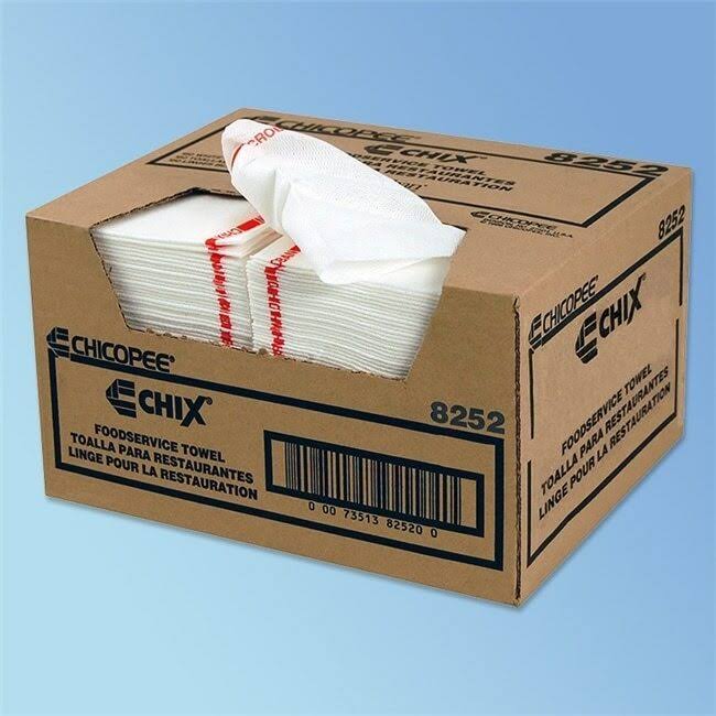 Blue 13 x 21 Food Service Towels, 150/Carton T564409