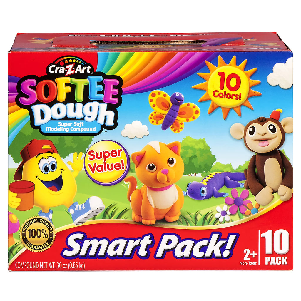 Assorted Colors Softee Dough 10 Cans N5395