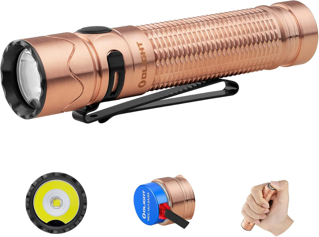 1750 Lumens Rechargeable Tactical Flashlight with Dual Switch and Proximity Sensor N474
