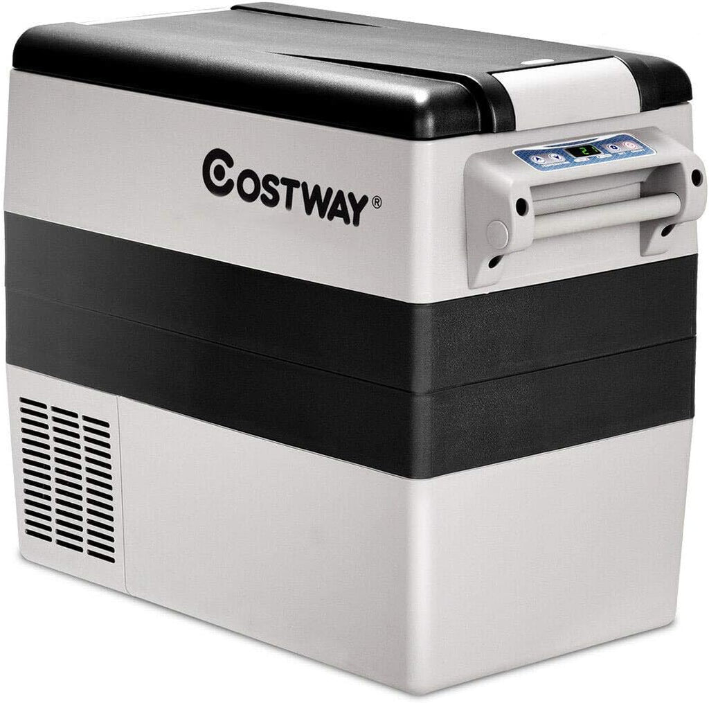 55-Quart Portable Compressor Car Refrigerator with LCD Display P782709