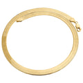 10K Yellow Gold Solid Herringbone Chain Necklace 20 Inch S3967