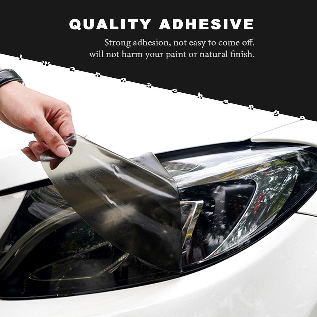 Gloss Dark Smoke Precut Vinyl Overlay Tint Kit Film Z90874