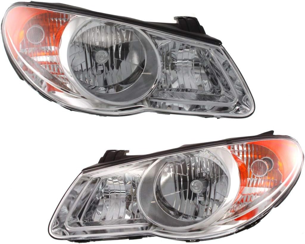 Headlight Assembly for Hyundai Elantra 2007 2008 2009 Pair S96147