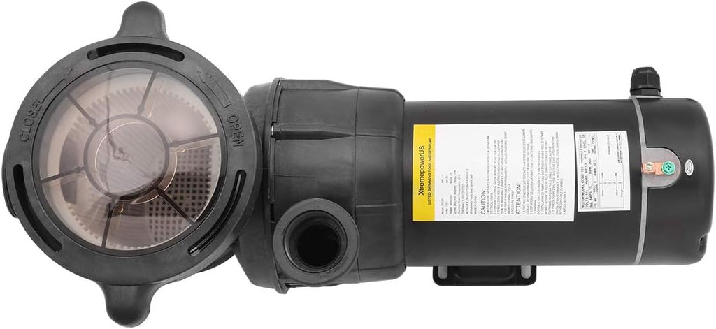 Black Above Ground Pool Pump 1.5HP Single Speed D81589