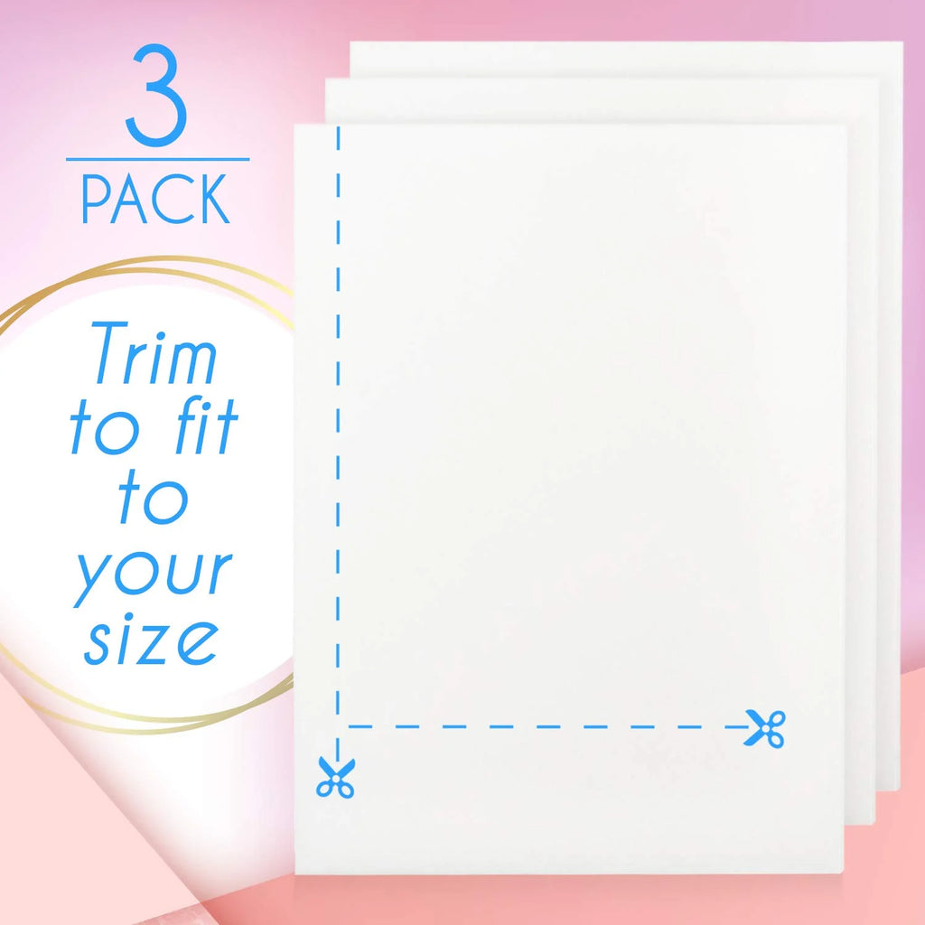 Extra Thick Lipo Foam Post Surgery Ab Board Medical Grade Foam White 3 pack I507042