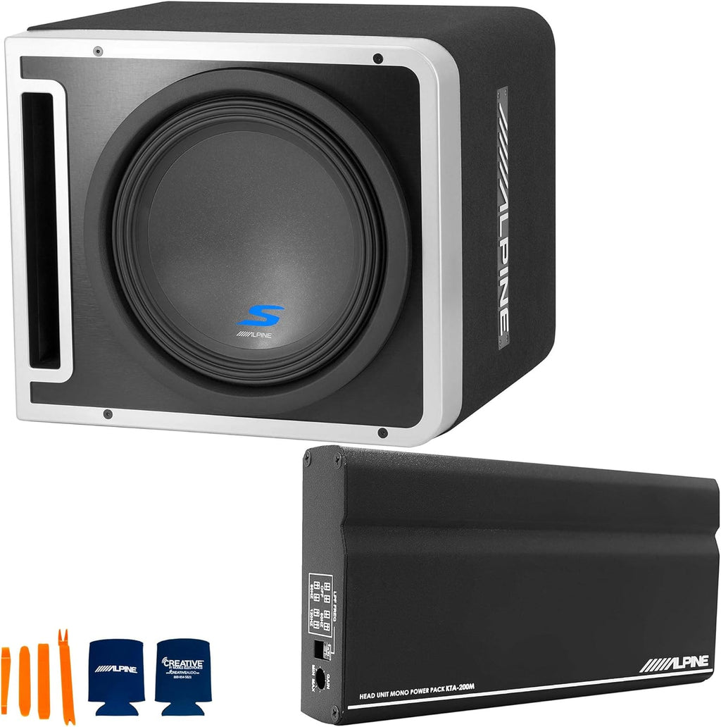 12" Vented Loaded Enclosure with Amplifier Y495