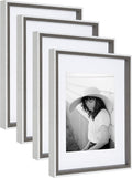 White and Natural Casual Frame Set, Set of 4 B8416