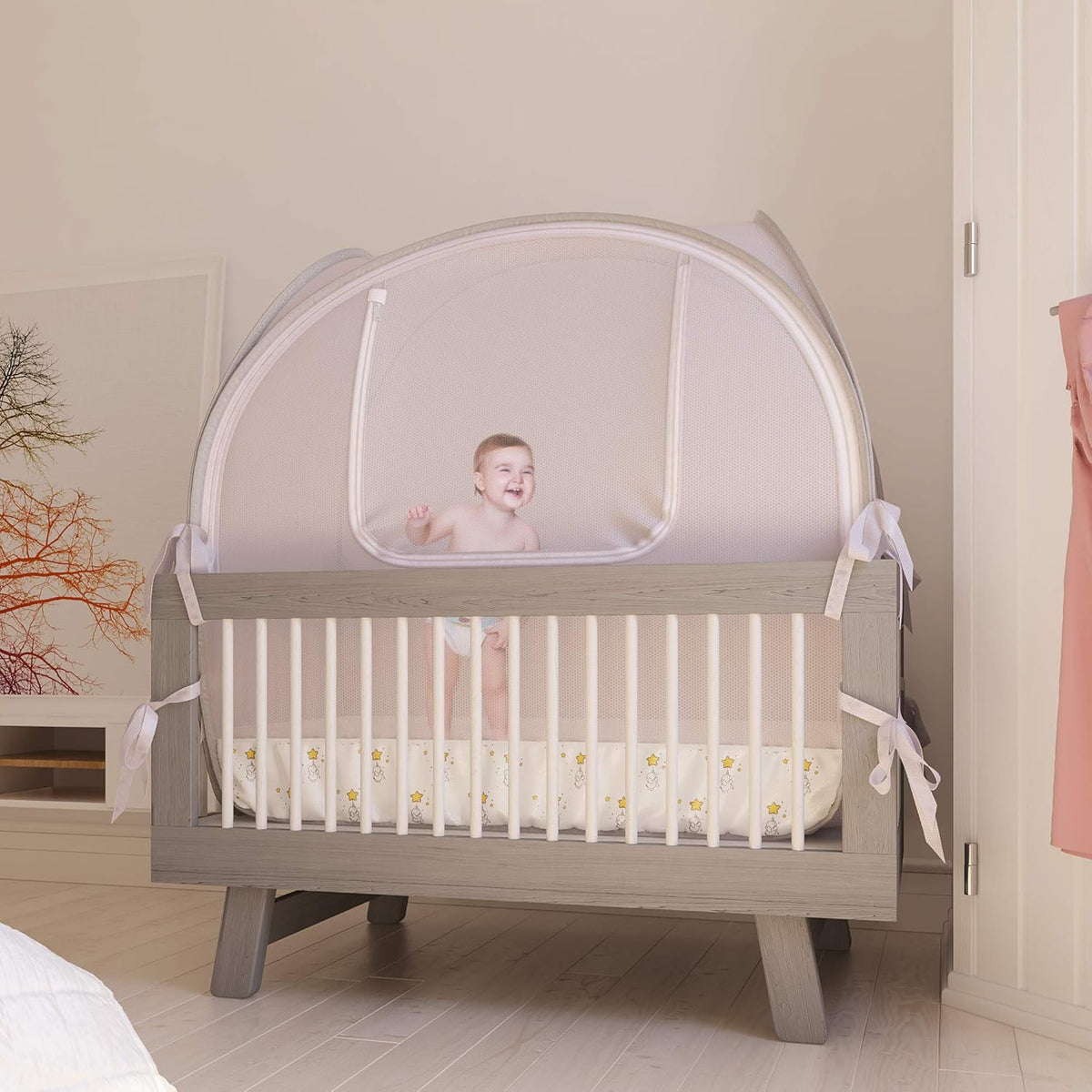 Pack of 2 Popup Crib Net Tent D3093
