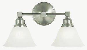 2-Light Brushed Nickel Sconce Q3371