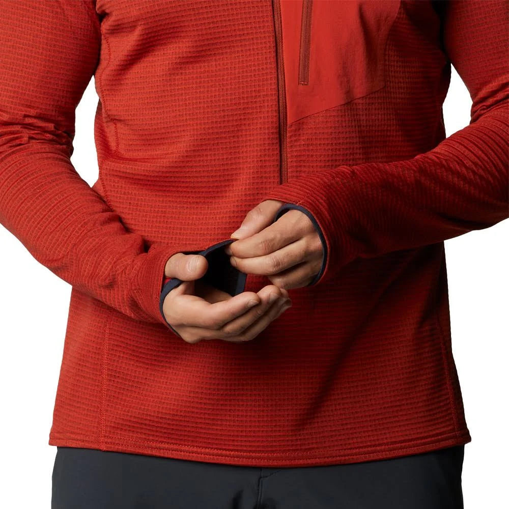 Desert Red 3/4 Zip N4304