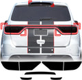 Gloss Dark Smoke Precut Vinyl Overlay Tint Kit Film Z90874