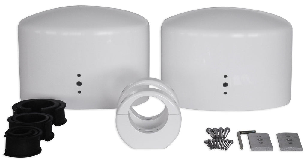 6x9" White Aluminum Wakeboard Tower Speaker Pods G3533