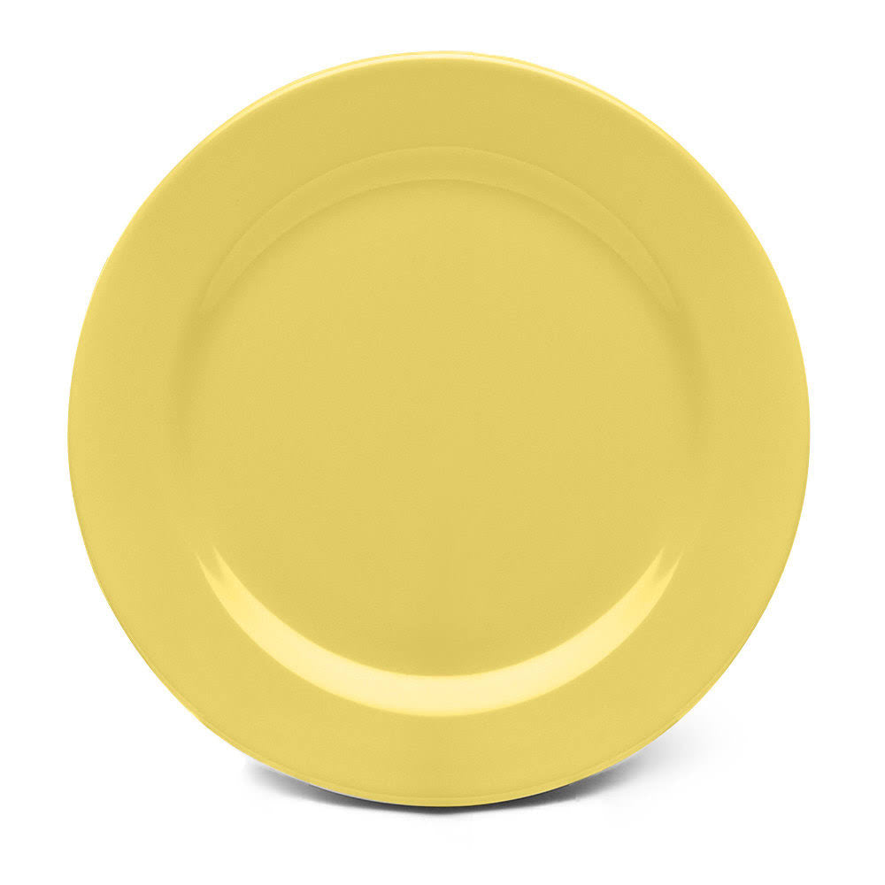 Olive Oil Round Melamine Plate - 6/Case B103