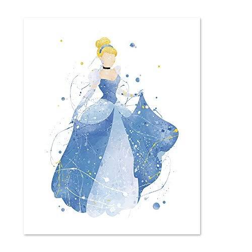 8x10 Watercolor Painting Paper Poster Art Prints Set of Six I24614