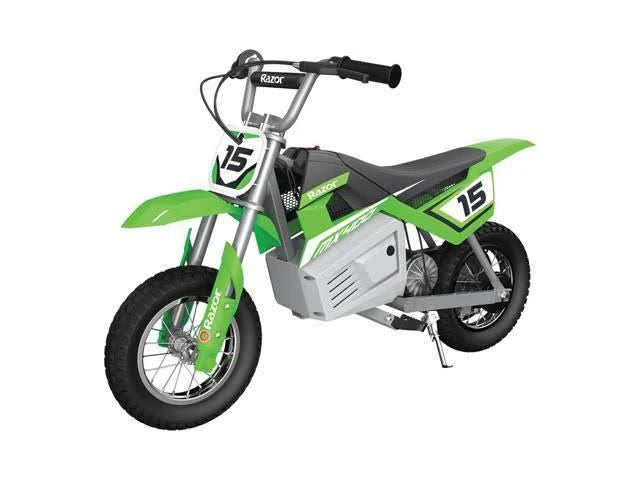 Green and Blue Kids Electric Motocross Motorcycle Bikes F424983
