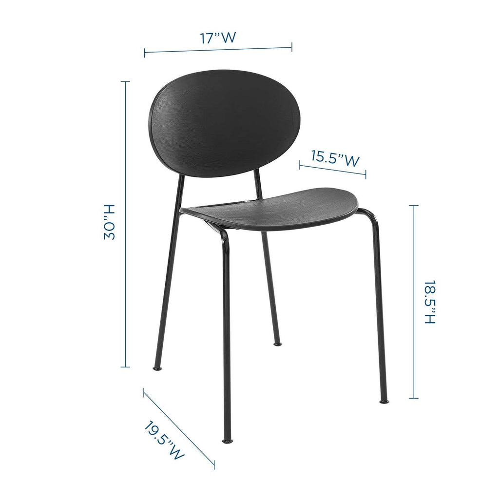 Pink Dining Side Chair Set of 2 W4415