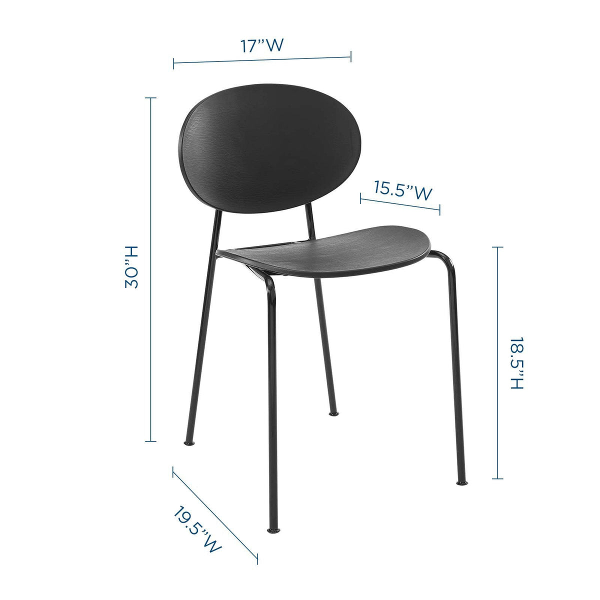 Pink Dining Side Chair Set of 2 W4415