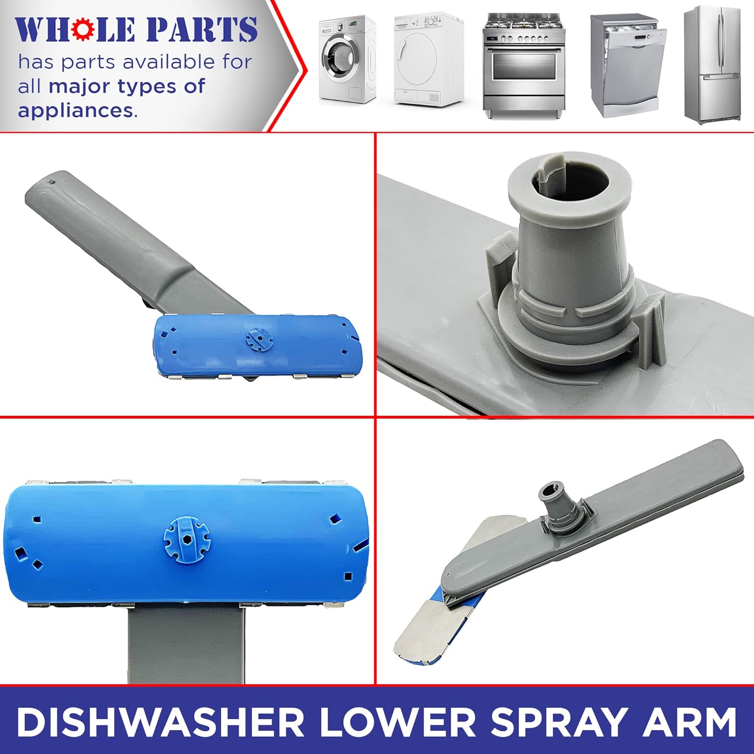 Dishwasher Lower Spray Arm Pack of 2 Z3225