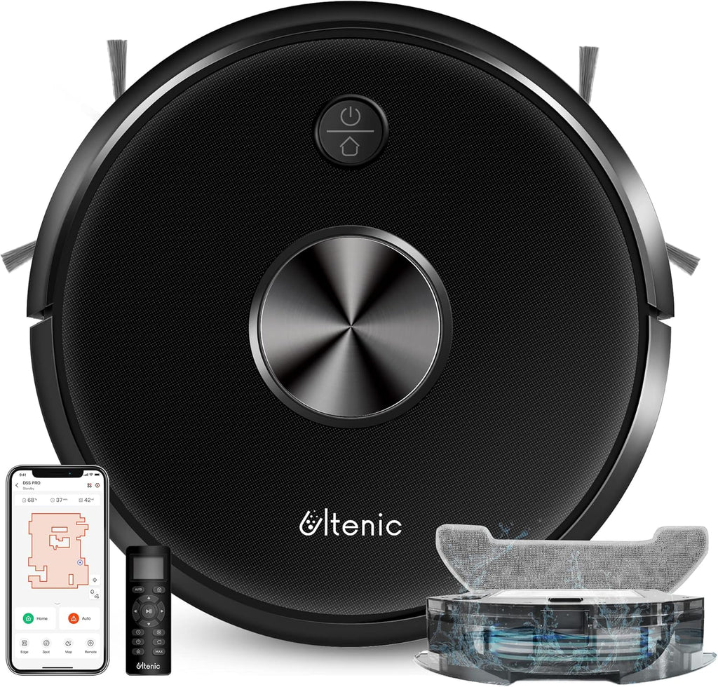 2500Pa Robot Vacuum and Mop with Boundary Strips H761517